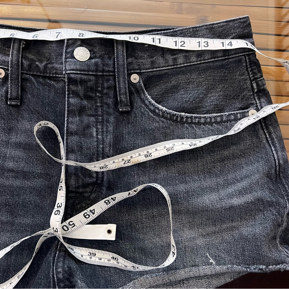 MADEWELL relaxed denim shorts washed black - Picture 6 of 7